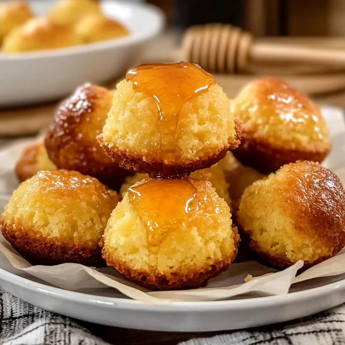 Southern-Style Honey Butter Cornbread Poppers