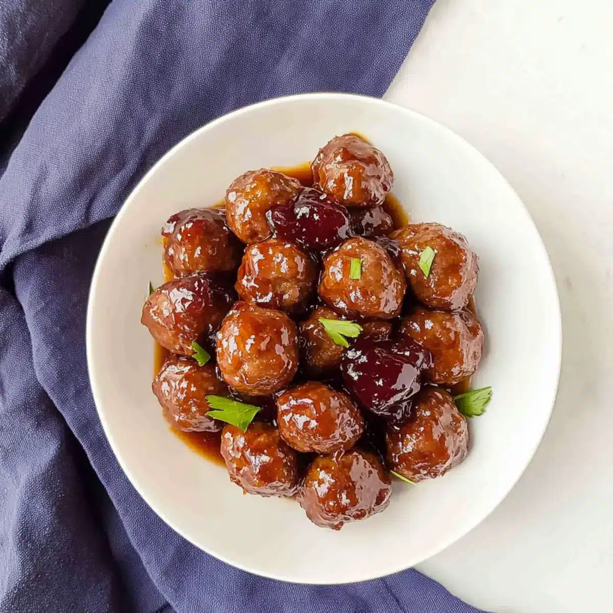 Grape Jelly Meatballs