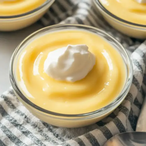 Homemade Vanilla Pudding