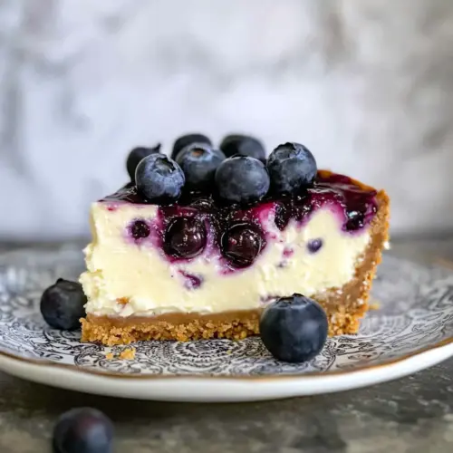 Ultimate Blueberry Cheesecake