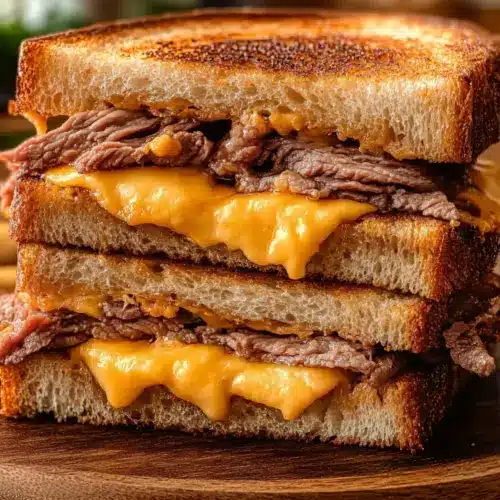 Roast Beef & Cheddar Melt Sandwich