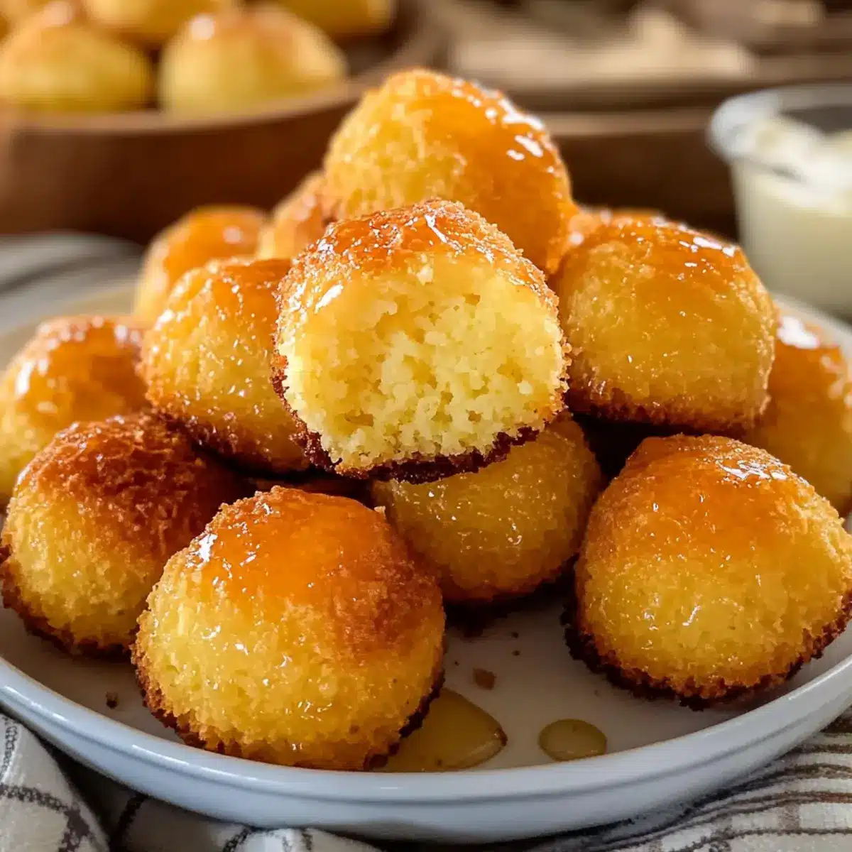 Southern-Style Honey Butter Cornbread Poppers