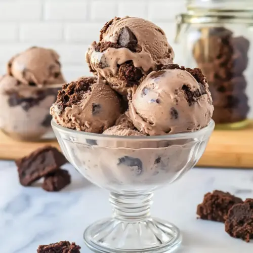 Chocolate Brownie Ice Cream