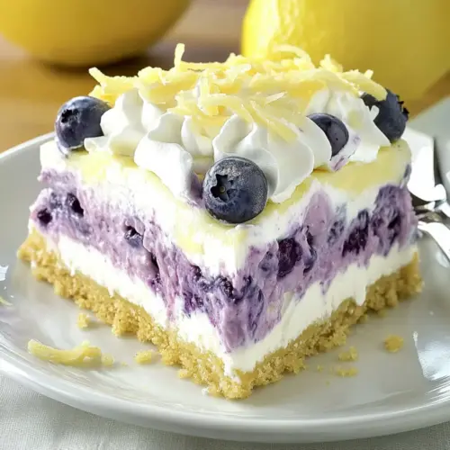 Lemon Blueberry Lasagna