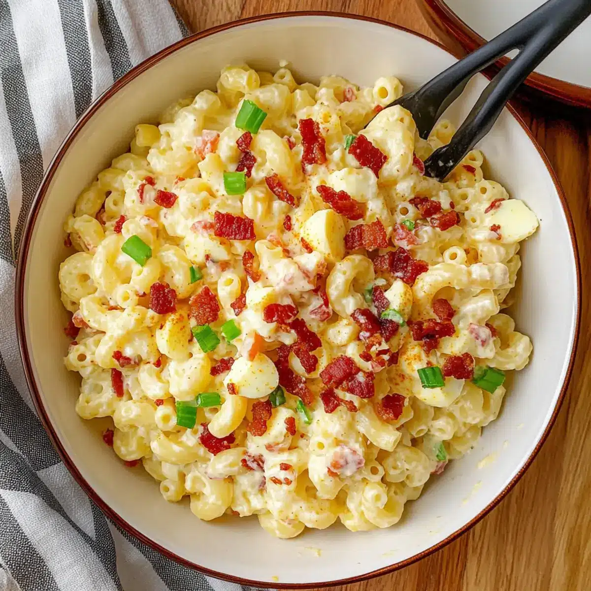 Deviled Egg Pasta Salad