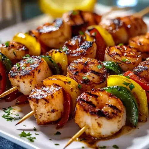 Grilled Seafood Skewers