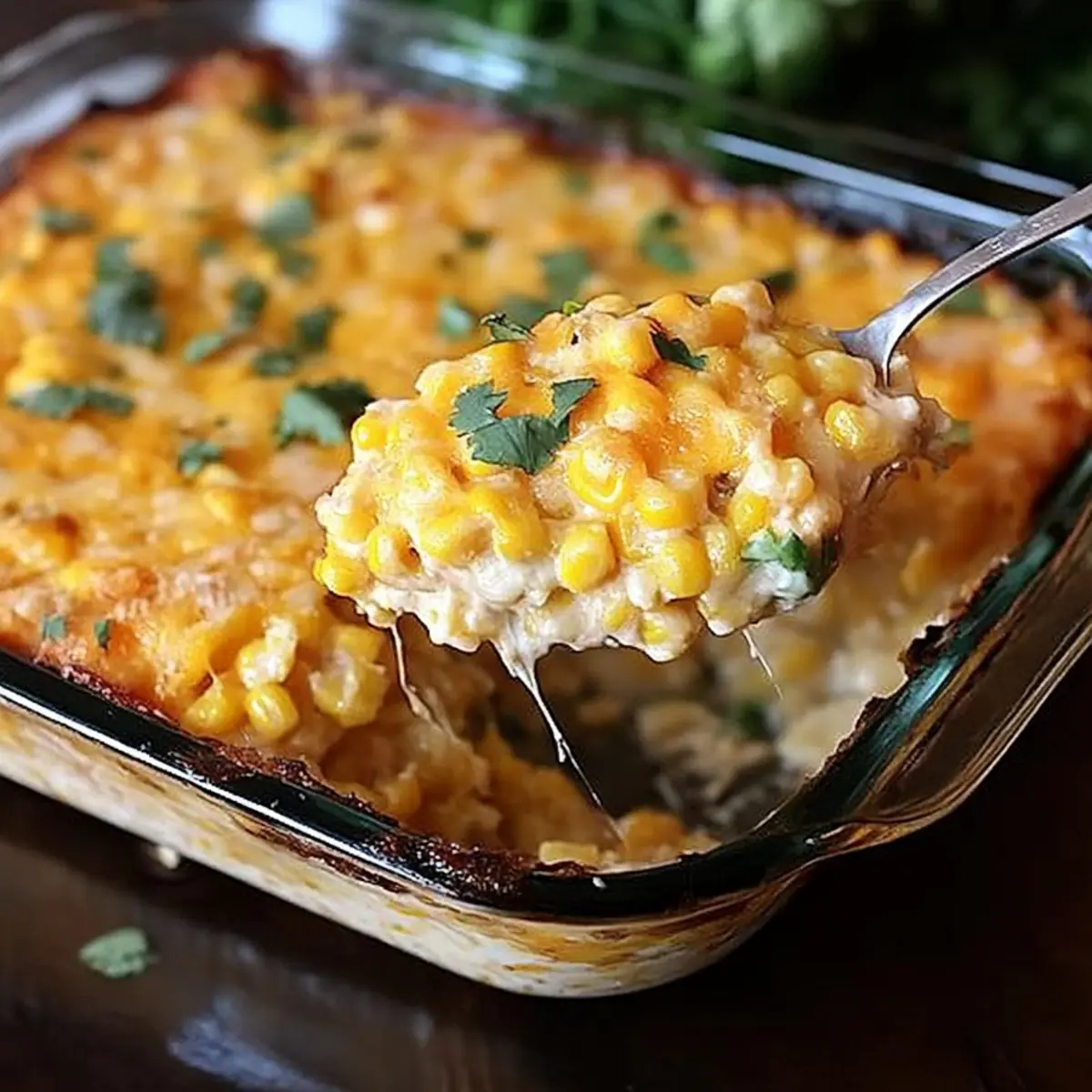 Cheesy Fiesta Corn Casserole