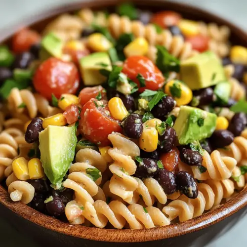 Cowboy Caviar Pasta Salad
