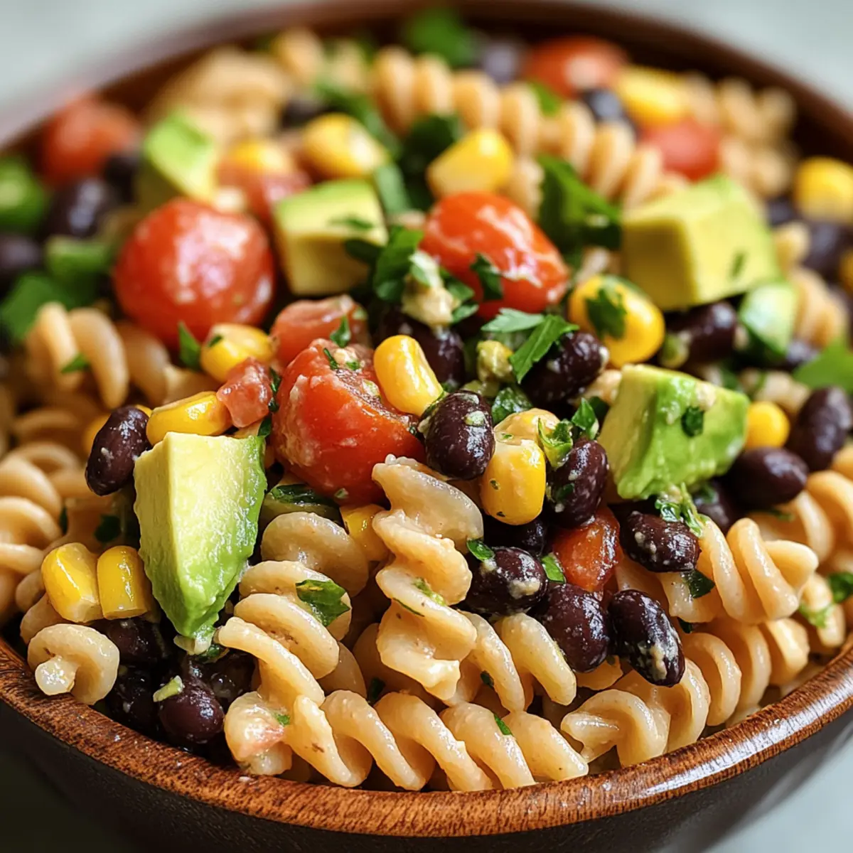 Cowboy Caviar Pasta Salad