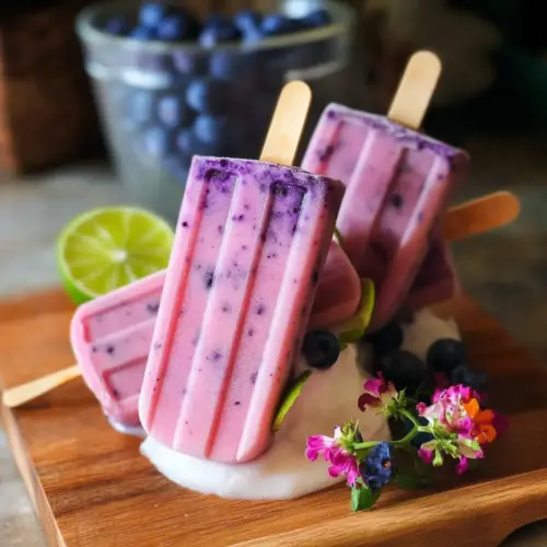 Cool Purple Watermelon Popsicle