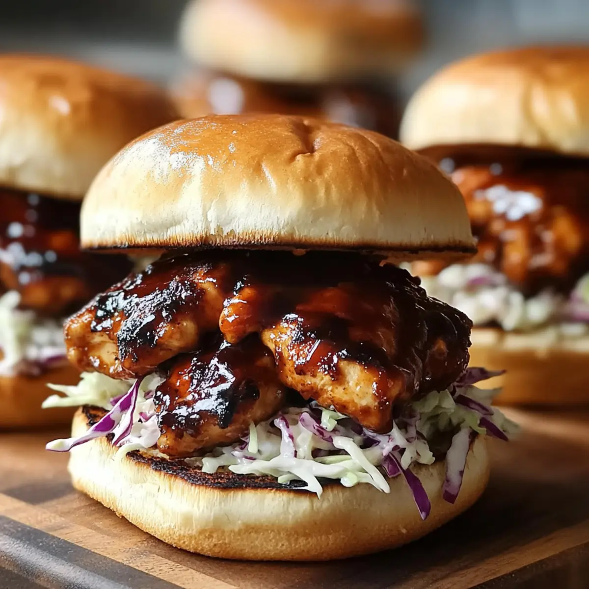 Honey Chipotle Chicken Sliders