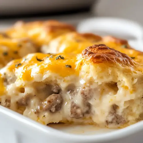 Biscuits and Gravy Casserole