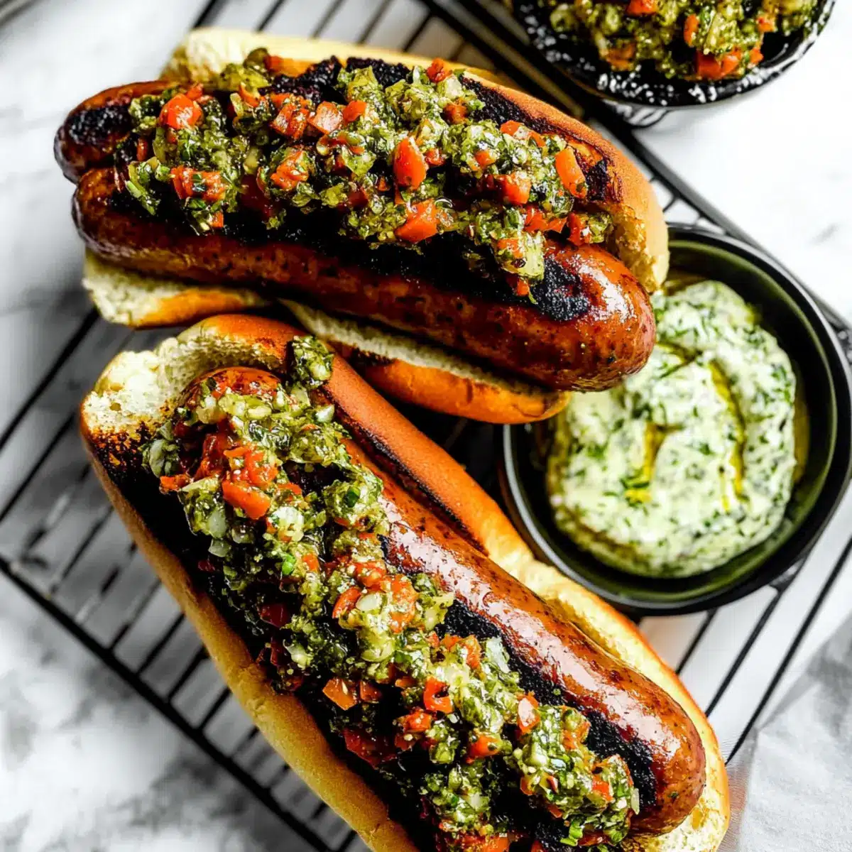 Grilled Italian Sausage Sandwiches