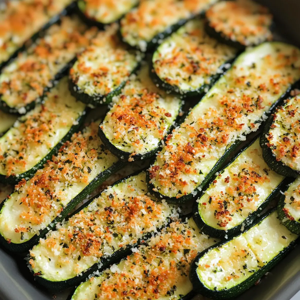 Baked Parmesan Zucchini