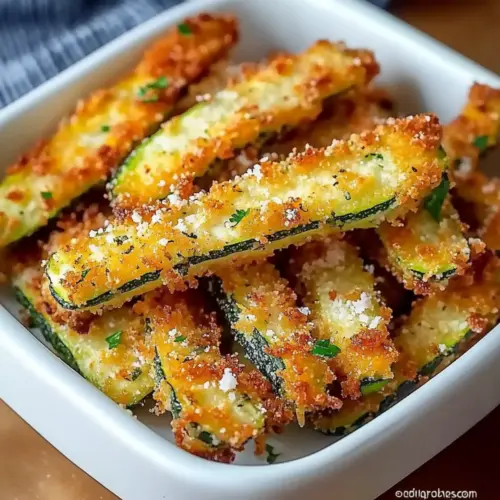 Parmesan Zucchini Fries