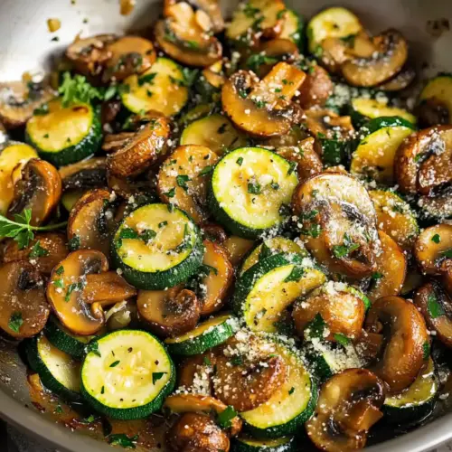 Skillet Zucchini and Mushrooms