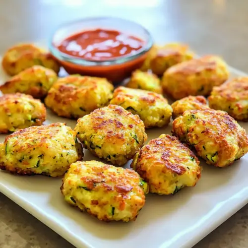 Cheesy Zucchini Tots