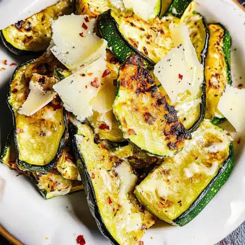 Charred Smashed Zucchini