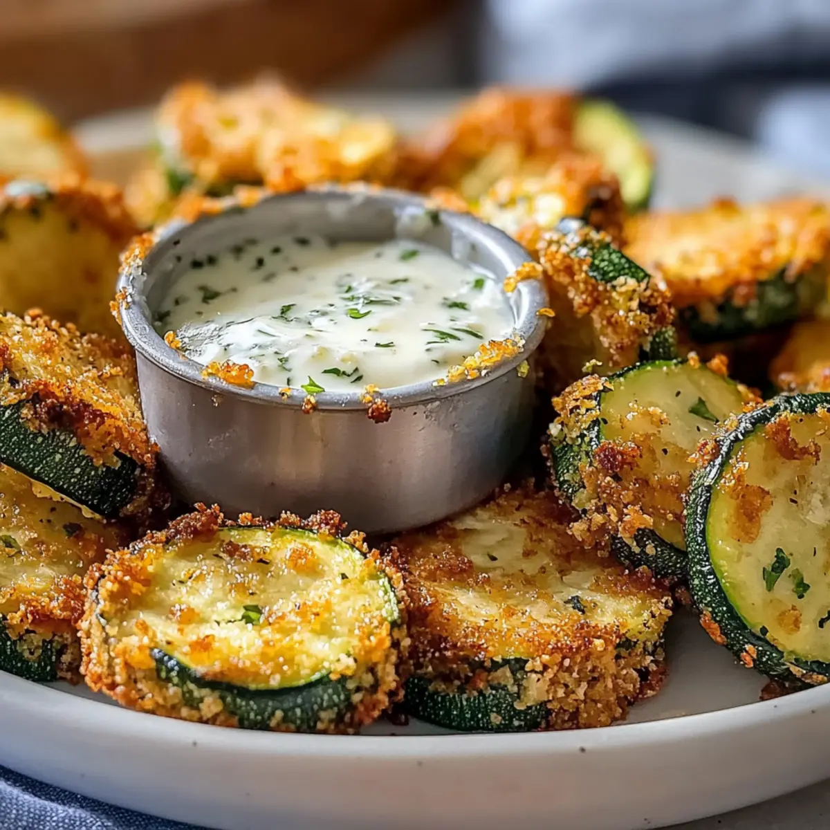 Air Fryer Zucchini Bites