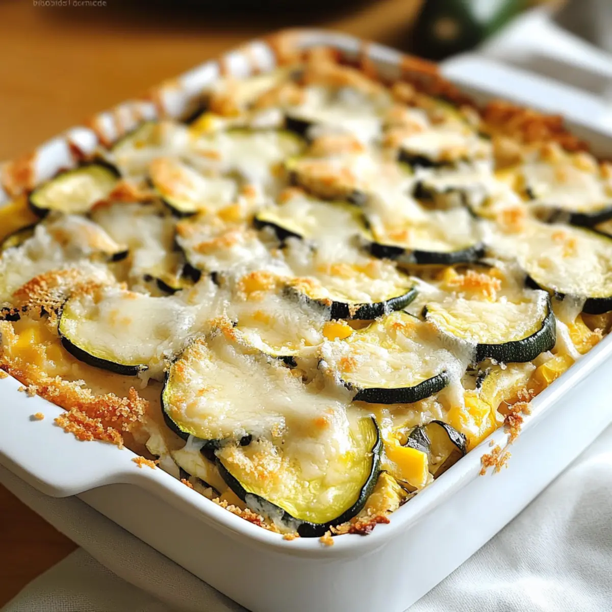 Creamy Cheesy Zucchini Casserole