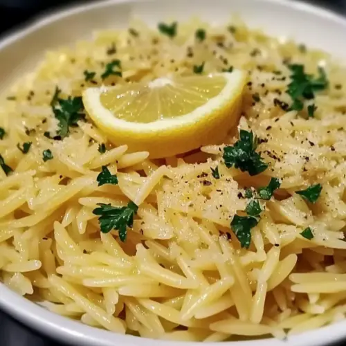 Easy Lemon Garlic Orzo