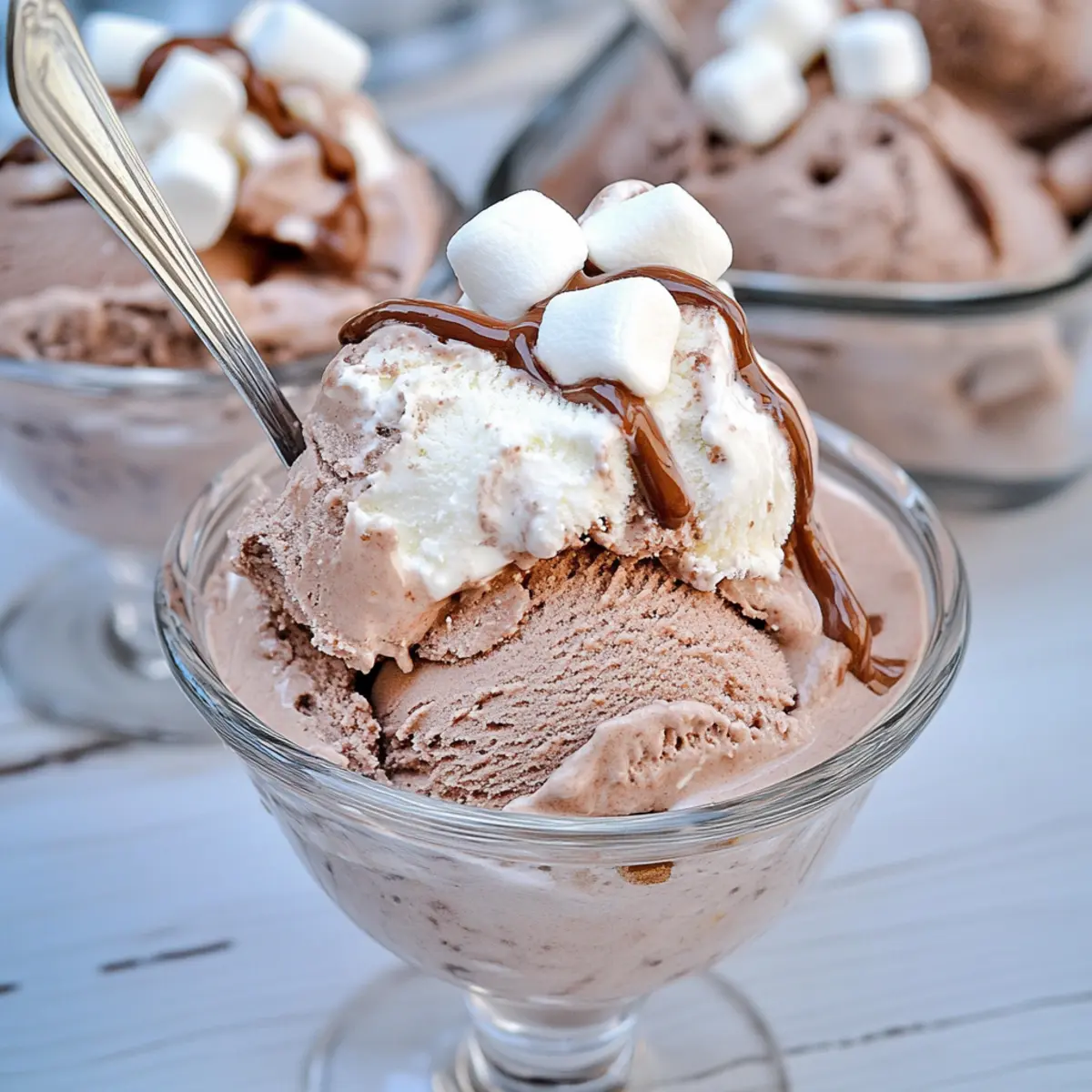 No Churn Hot Chocolate Ice Cream
