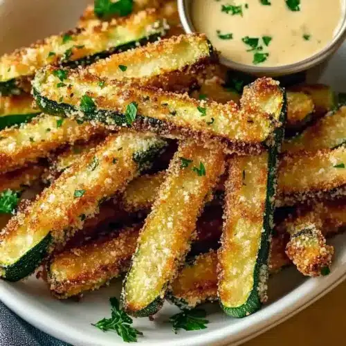 Garlic Parmesan Zucchini Fries