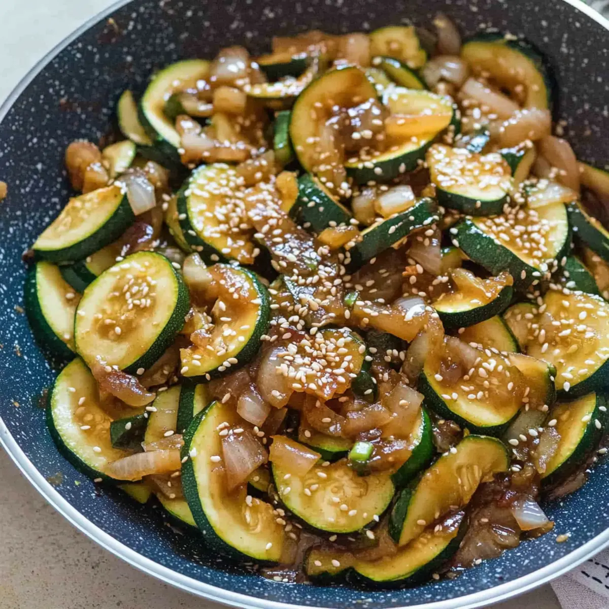 20 Minutes Zucchini Stir Fry