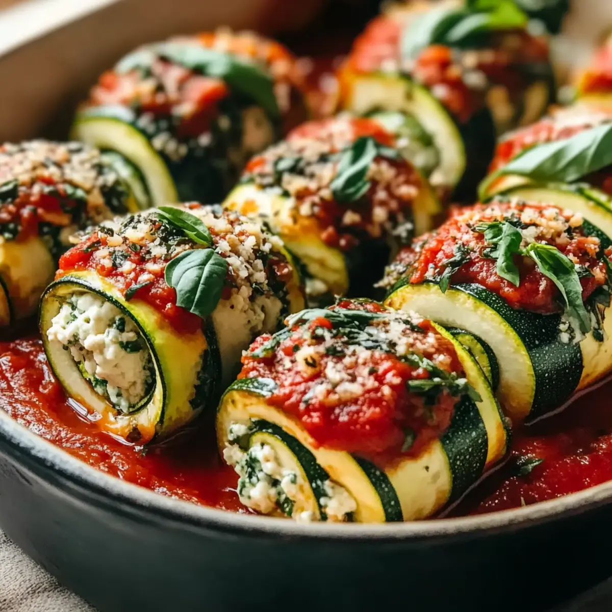 Vegan Zucchini Rollatini