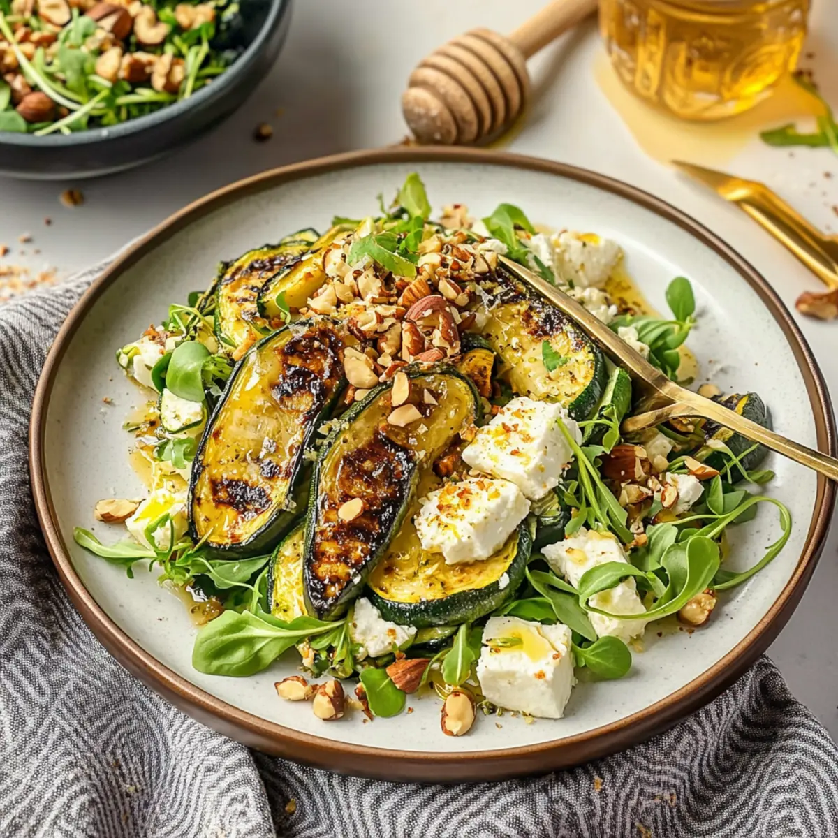 Charred Zucchini Salad