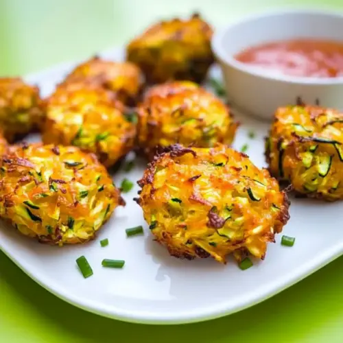 Zucchini Cheddar Bites