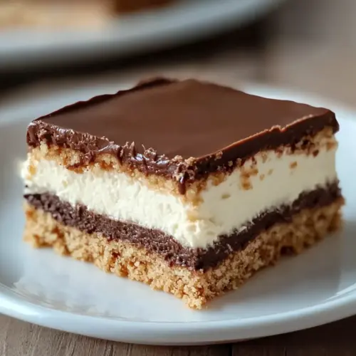 No Bake Chocolate Éclair Cake