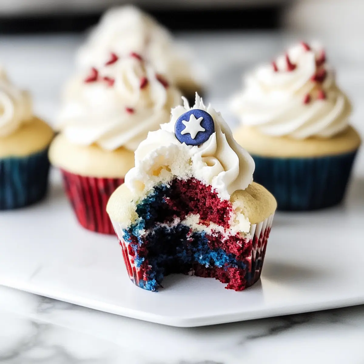 4th of July cupcakes