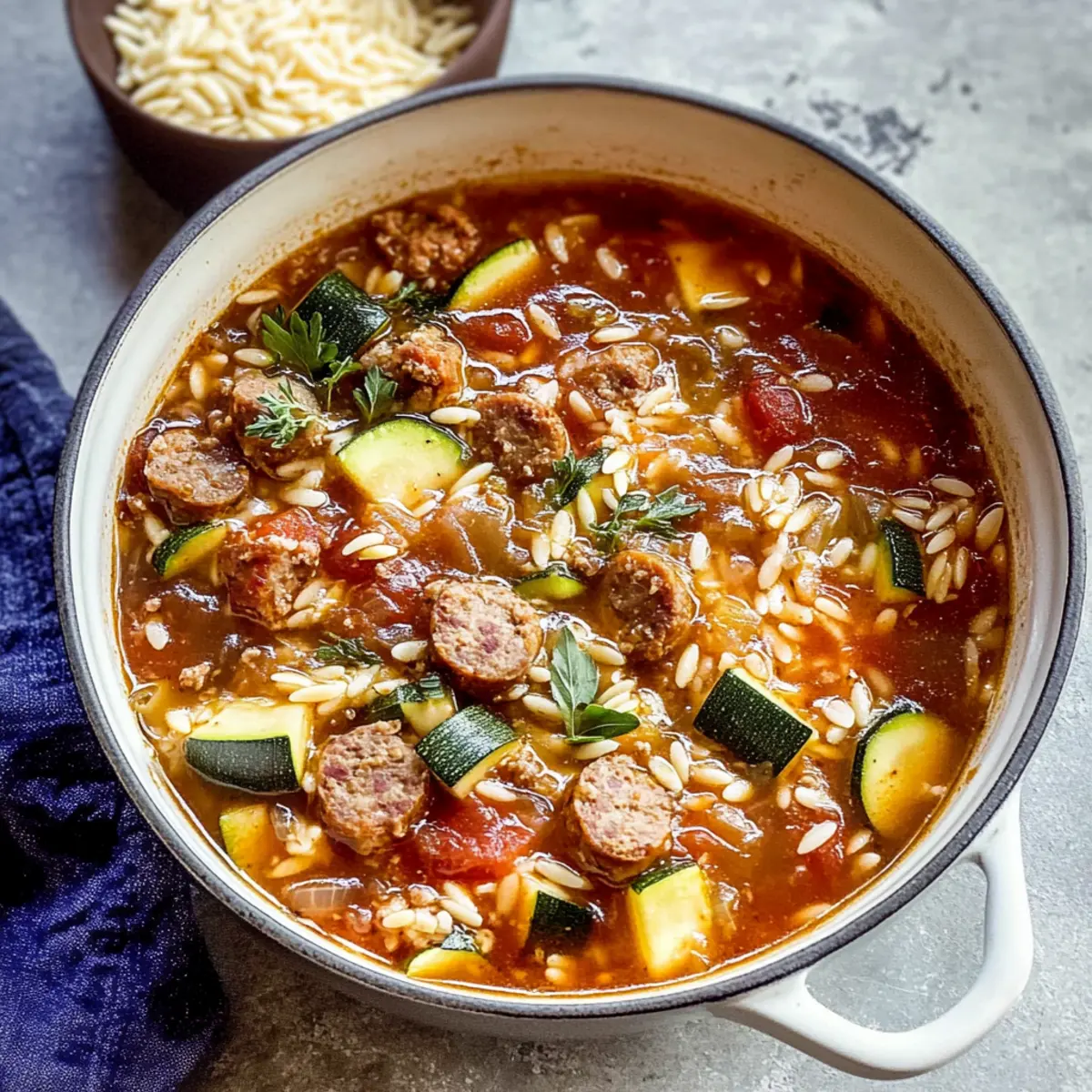 Sausage Zucchini Soup