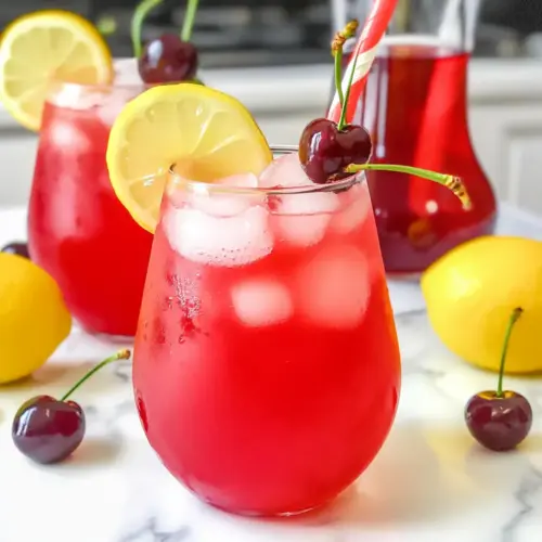 Homemade Cherry Lemonade