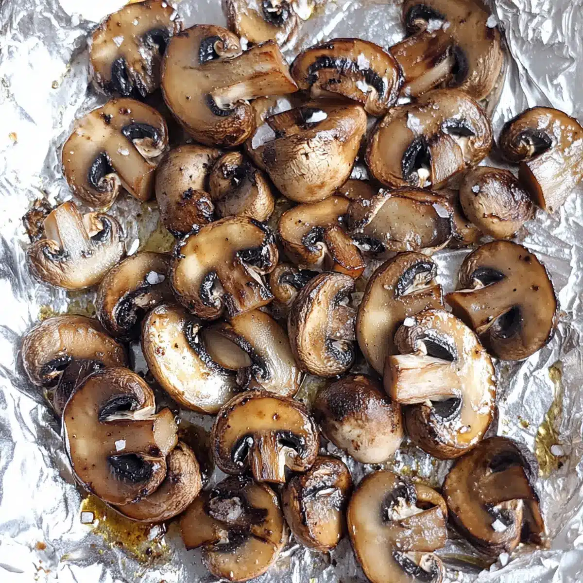 Grilled Mushrooms in Foil