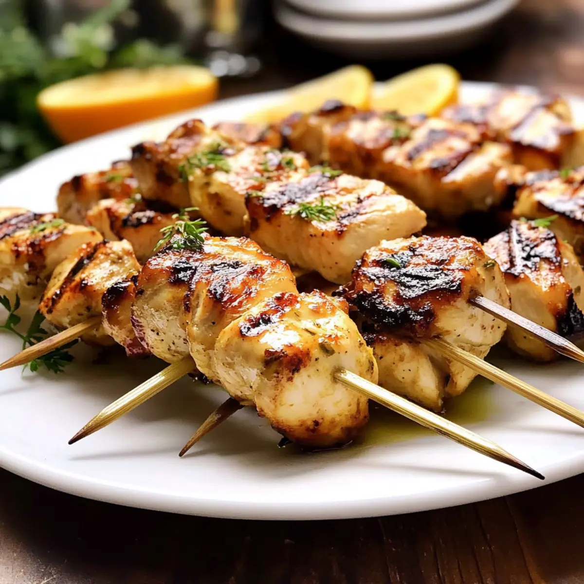 Orange Chicken Skewers