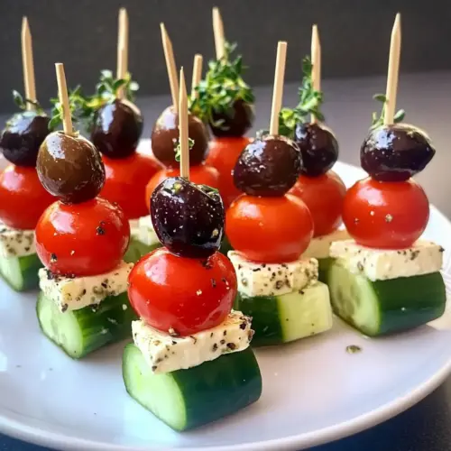 Greek Salad Skewers