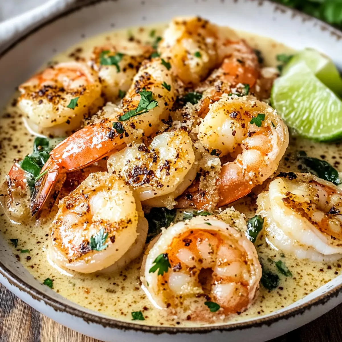 Garlic Shrimp in Coconut Milk