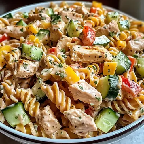 Barbecue Chicken Pasta Salad