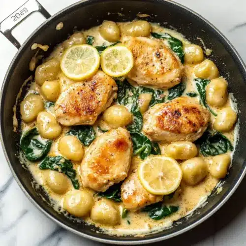 Lemon Chicken Gnocchi