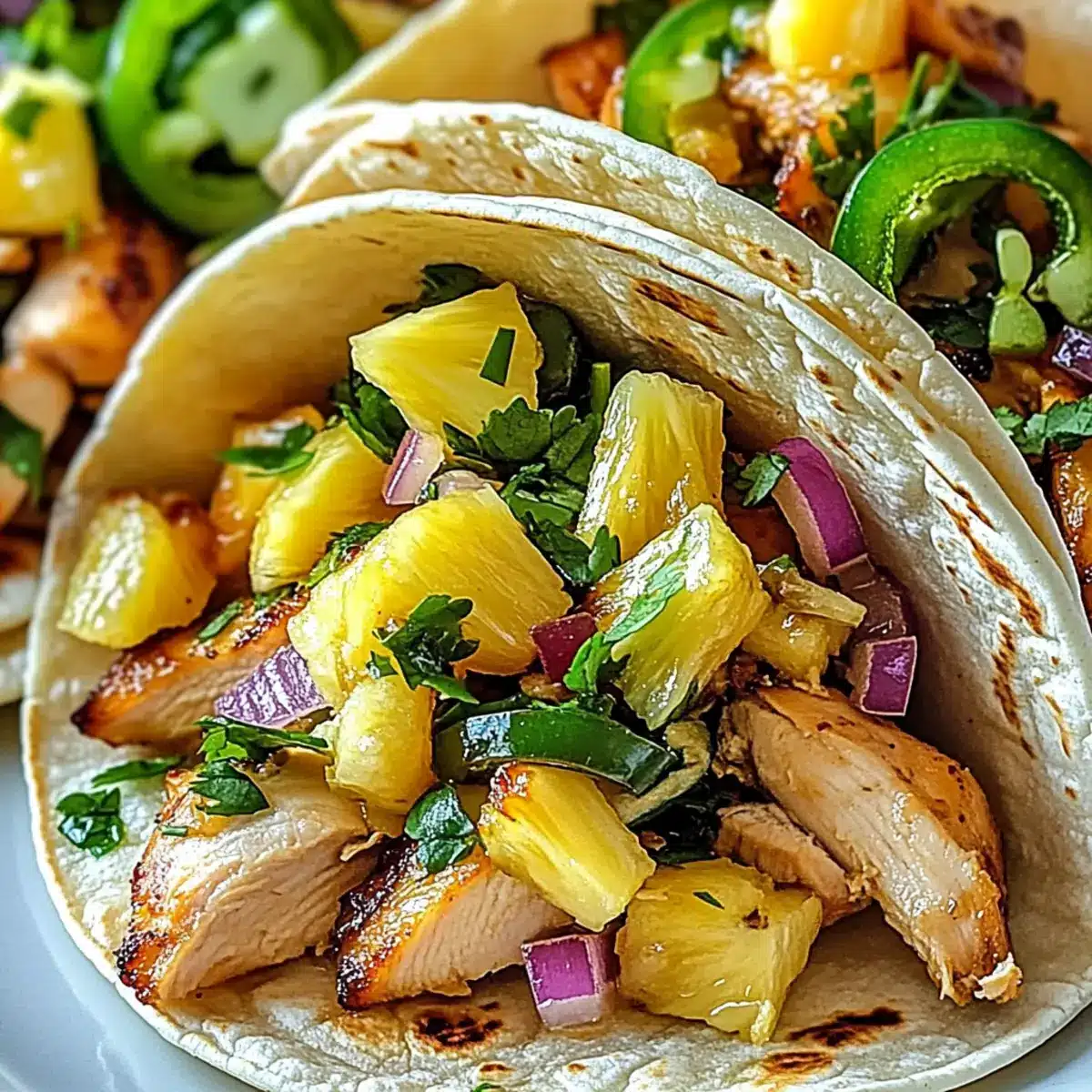 Pineapple Chicken Tacos