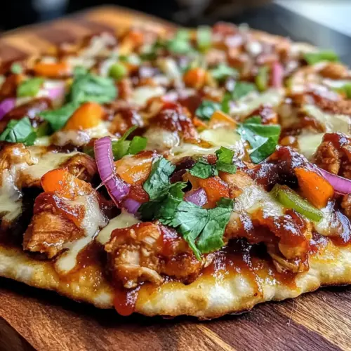 Summer BBQ Chicken Flatbread