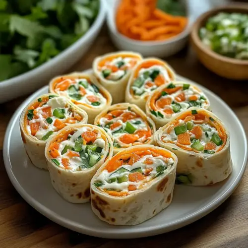 Vegetable Tortilla Roll Ups