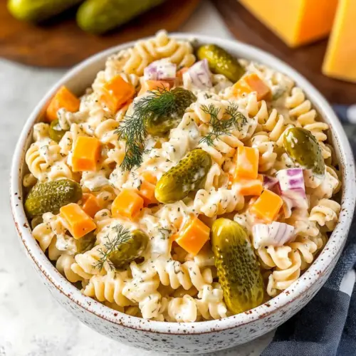 dill pickle pasta salad