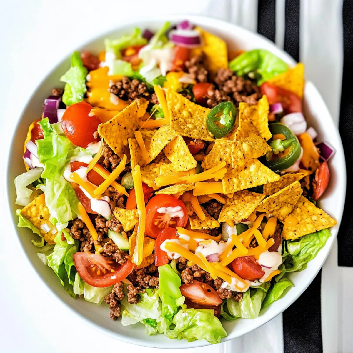 Taco Salad with Catalina Dressing