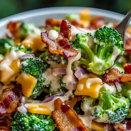 Easy Broccoli Bacon Salad