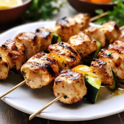 Orange Chicken Skewers