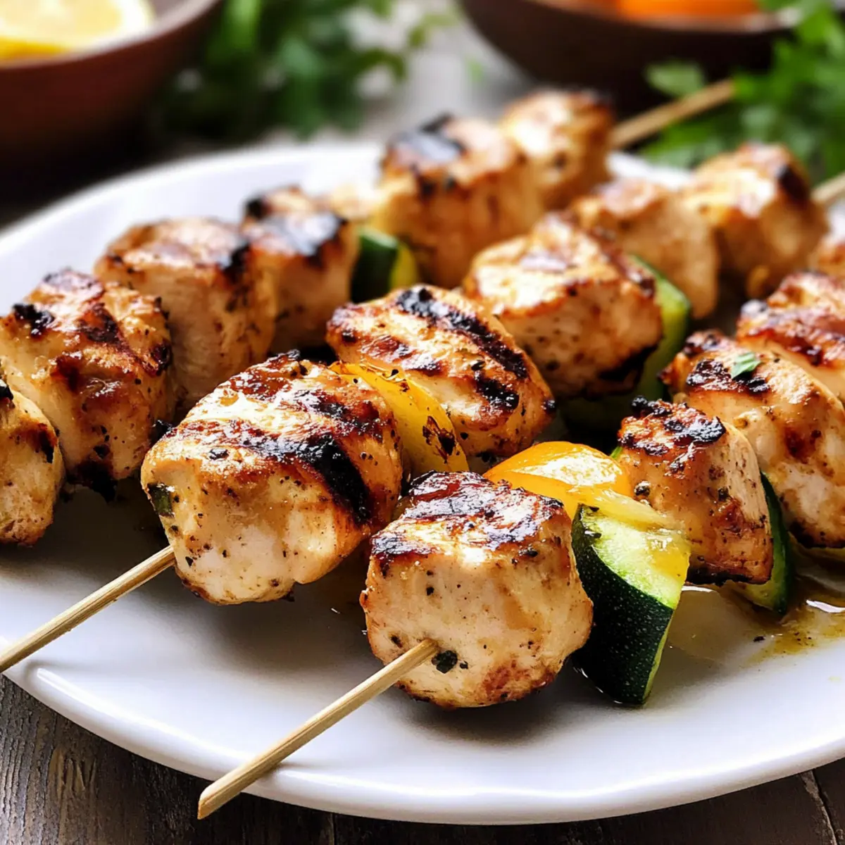Orange Chicken Skewers