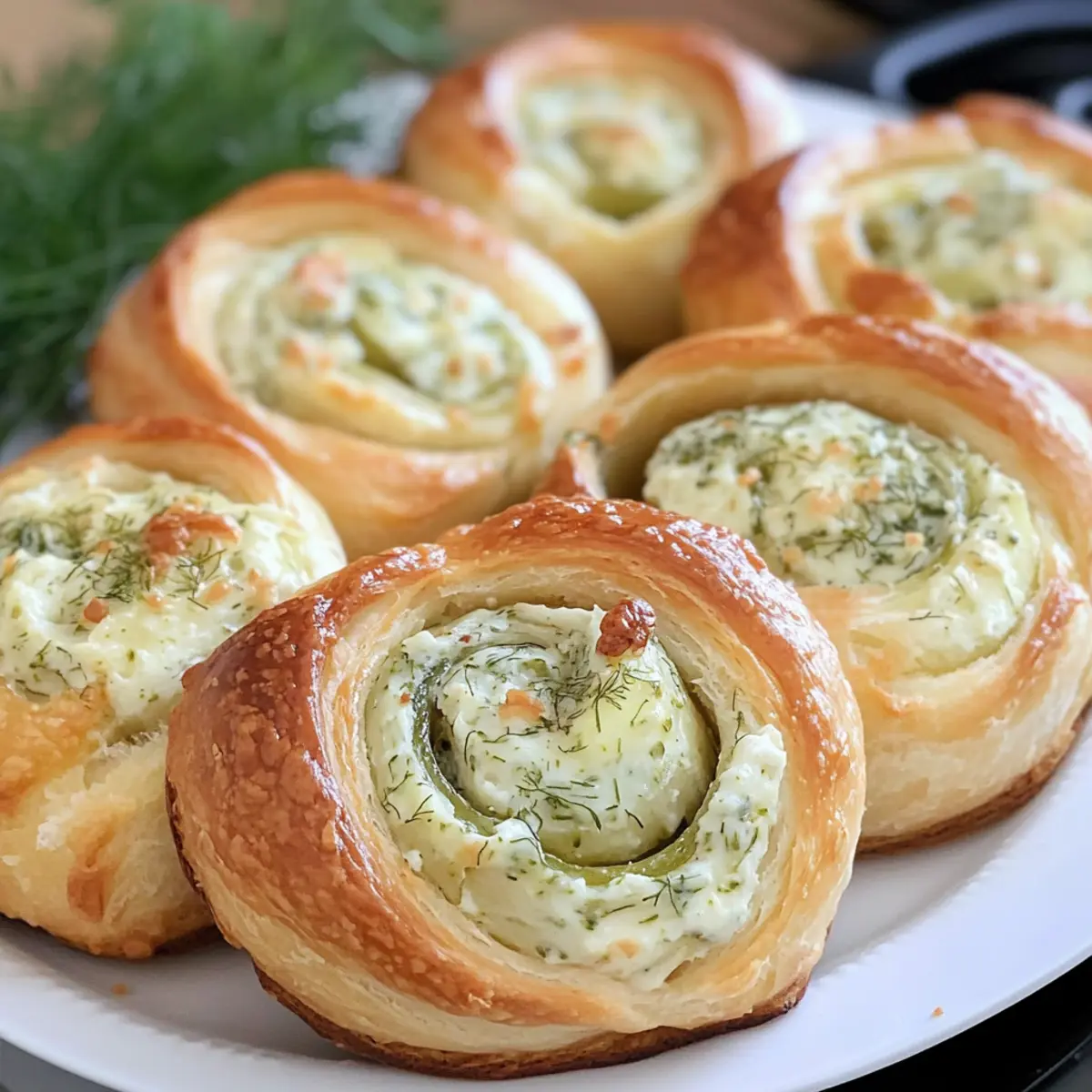 Creamy Pickle Roll Ups